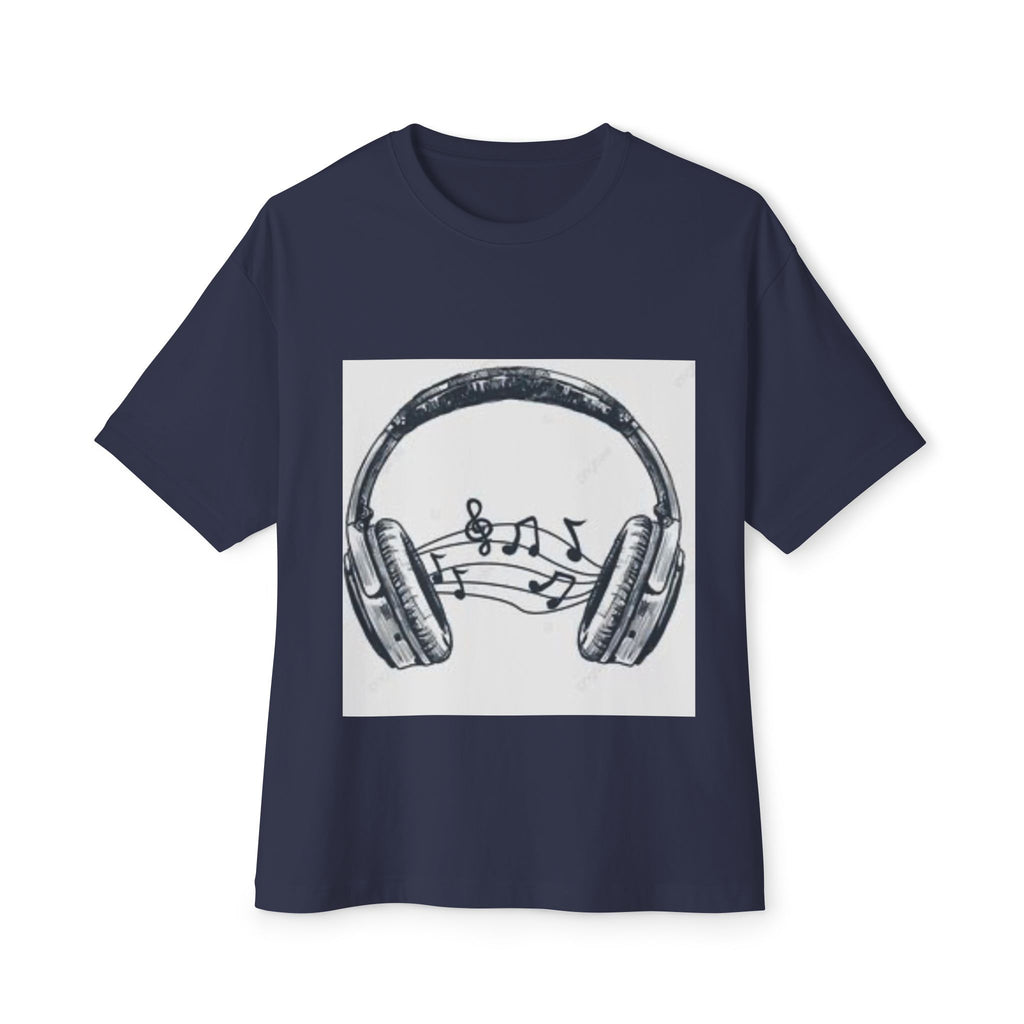 Headphone Music Notes Tee — Vintage Sketch Graphic T‑Shirt for Music Lovers