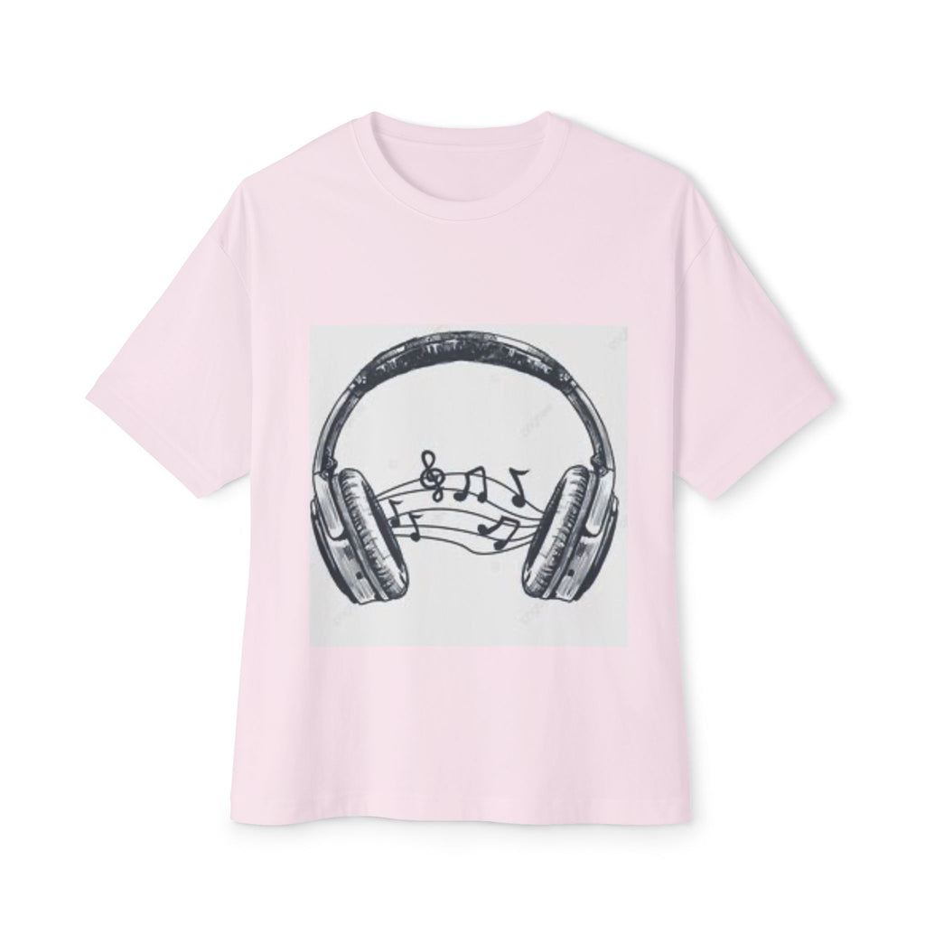Headphone Music Notes Tee — Vintage Sketch Graphic T‑Shirt for Music Lovers