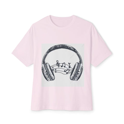 Headphone Music Notes Tee — Vintage Sketch Graphic T‑Shirt for Music Lovers